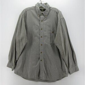 VINTAGE Orvis Shirt Large Button Down Check Classic Heritage Twill